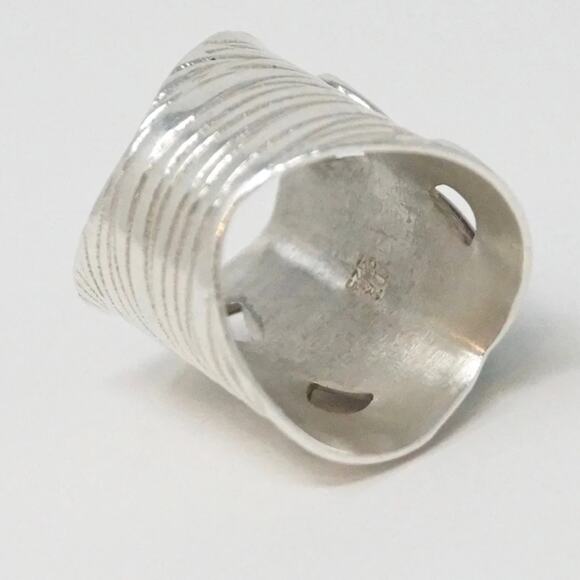 Vintage Women's DTR Turquoise Sterling Silver Ring - Size 6.5 - Picture 3 of 10